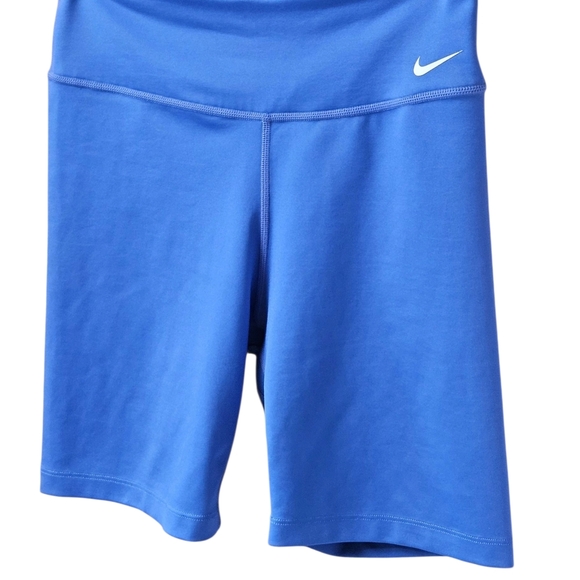 NIKEONE Women's New Mid-Rise 7" Bike Short. Lapis Blue Color Size M - Picture 13 of 16